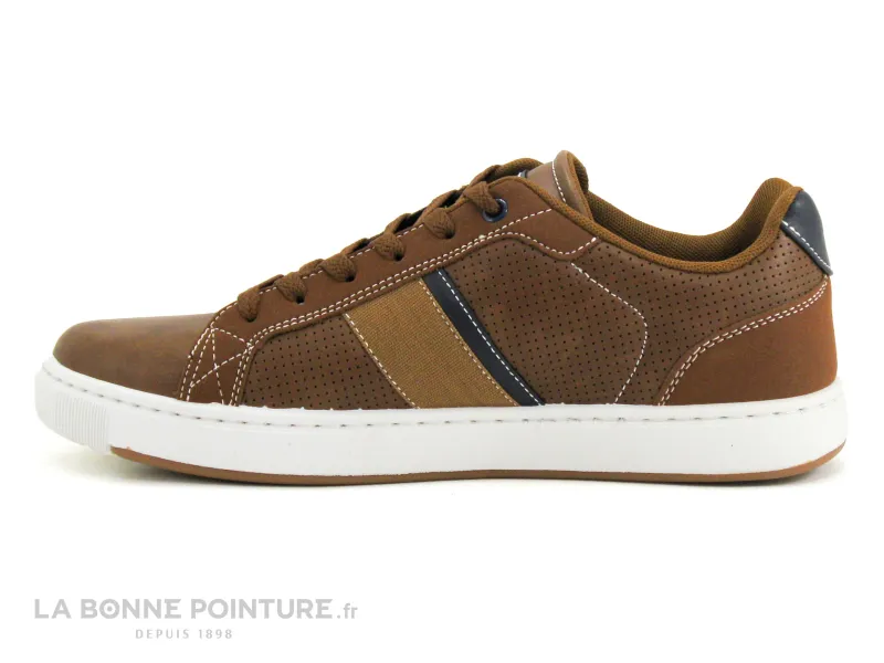 Achat chaussures Ektic Homme Basket, vente Ektic TONIO Marron - Basket Homme