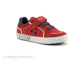 Achat chaussures Geox Bébé Chaussure, vente Geox KILWI B02A7B red navy - Basket GARCON
