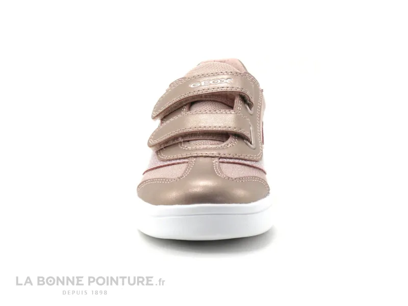 Achat chaussures Geox Enfant Chaussure de ville, vente Geox DJROCK Rose - J154MC - Basket fille avec brides velcro