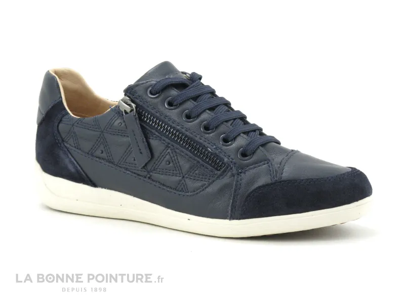 Achat chaussures Geox Femme Basket, vente Geox MYRIA D0268C Navy - Basket Femme bleu marine