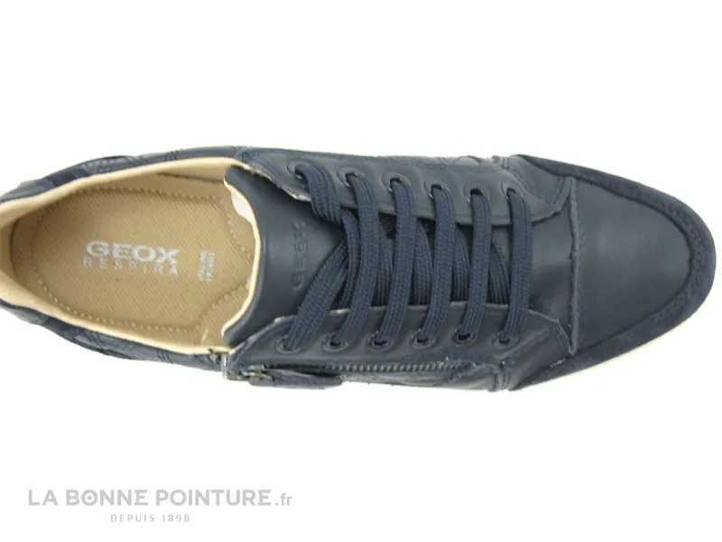 Achat chaussures Geox Femme Basket, vente Geox MYRIA D0268C Navy - Basket Femme bleu marine