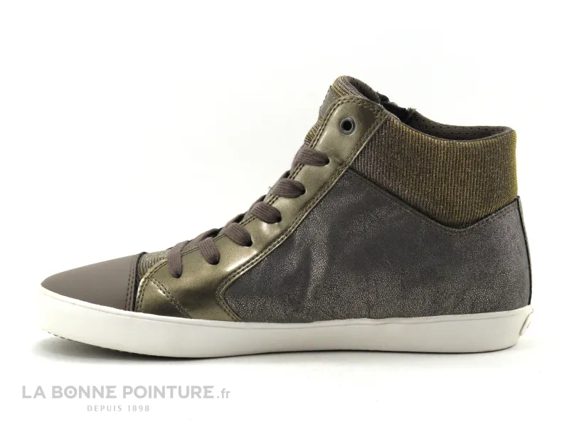 Achat chaussures Geox Junior Bottillon, vente Geox GISLI smoke grey J024ND - Basket montante Fille