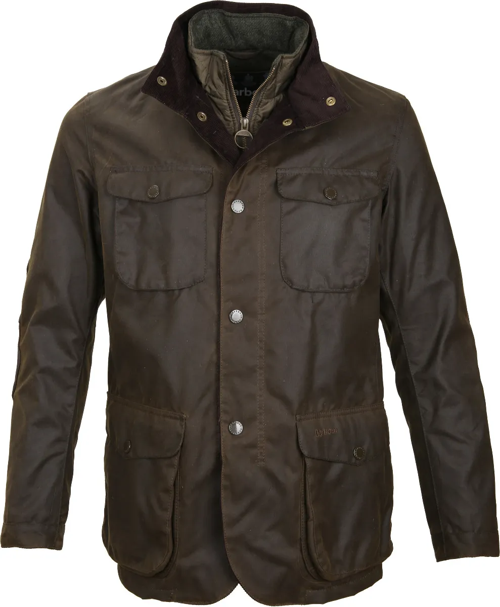 Barbour Barbour Ogston Waxed Cotton Jacket - Trouva