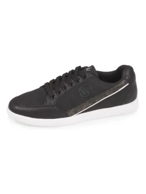 Baskets Confort Femme lacets Noir - Noir