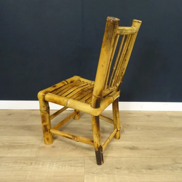 Chaise d'enfant en bambou - Le palais des bricoles