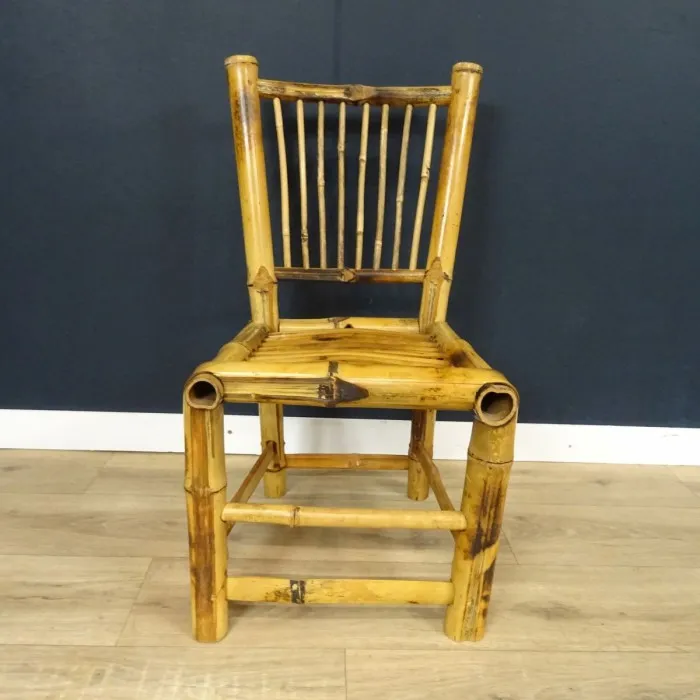 Chaise d'enfant en bambou - Le palais des bricoles