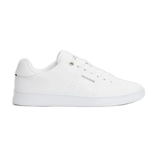Chaussures Tommy Hilfiger Court Cupsole Rwb Lth W FM0FM04966YBS blanche