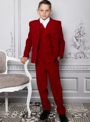 Costume garçon rouge - 1er prix