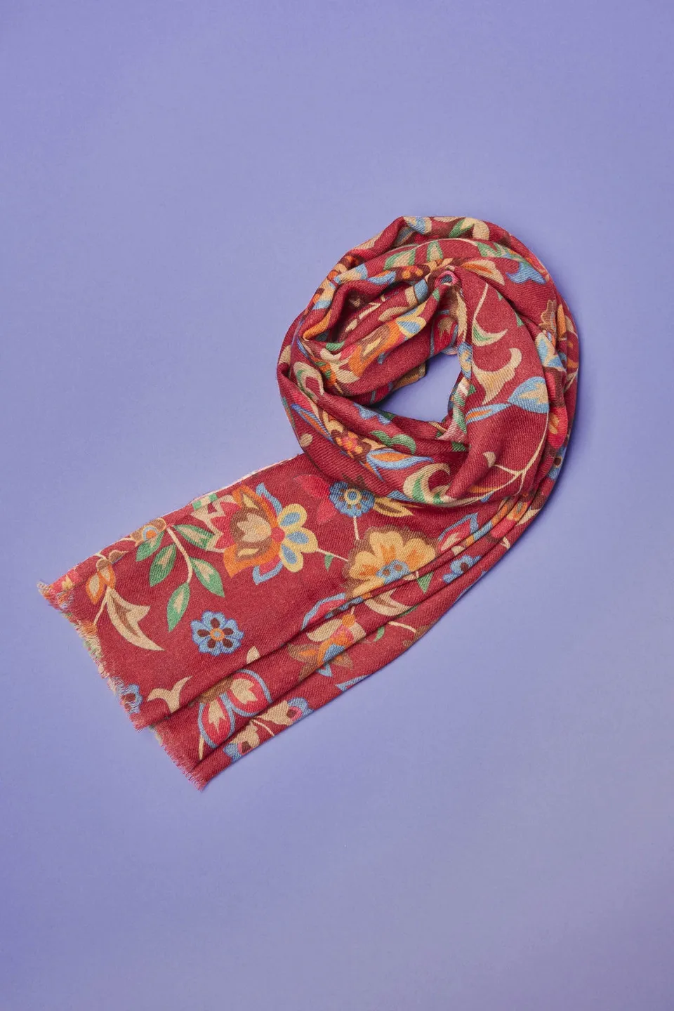 Foulard Laine Et Soie Cristal