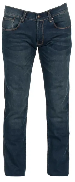 Jean Helstons Midwest coton Armalith bleu, jean moto homme