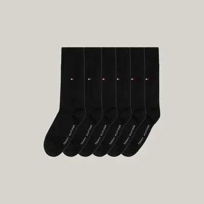 Lot de 6 paires de chaussettes en coton | Noir | Tommy Hilfiger