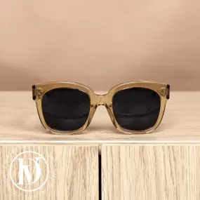 Lunettes de soleil en acétate beige – Céline