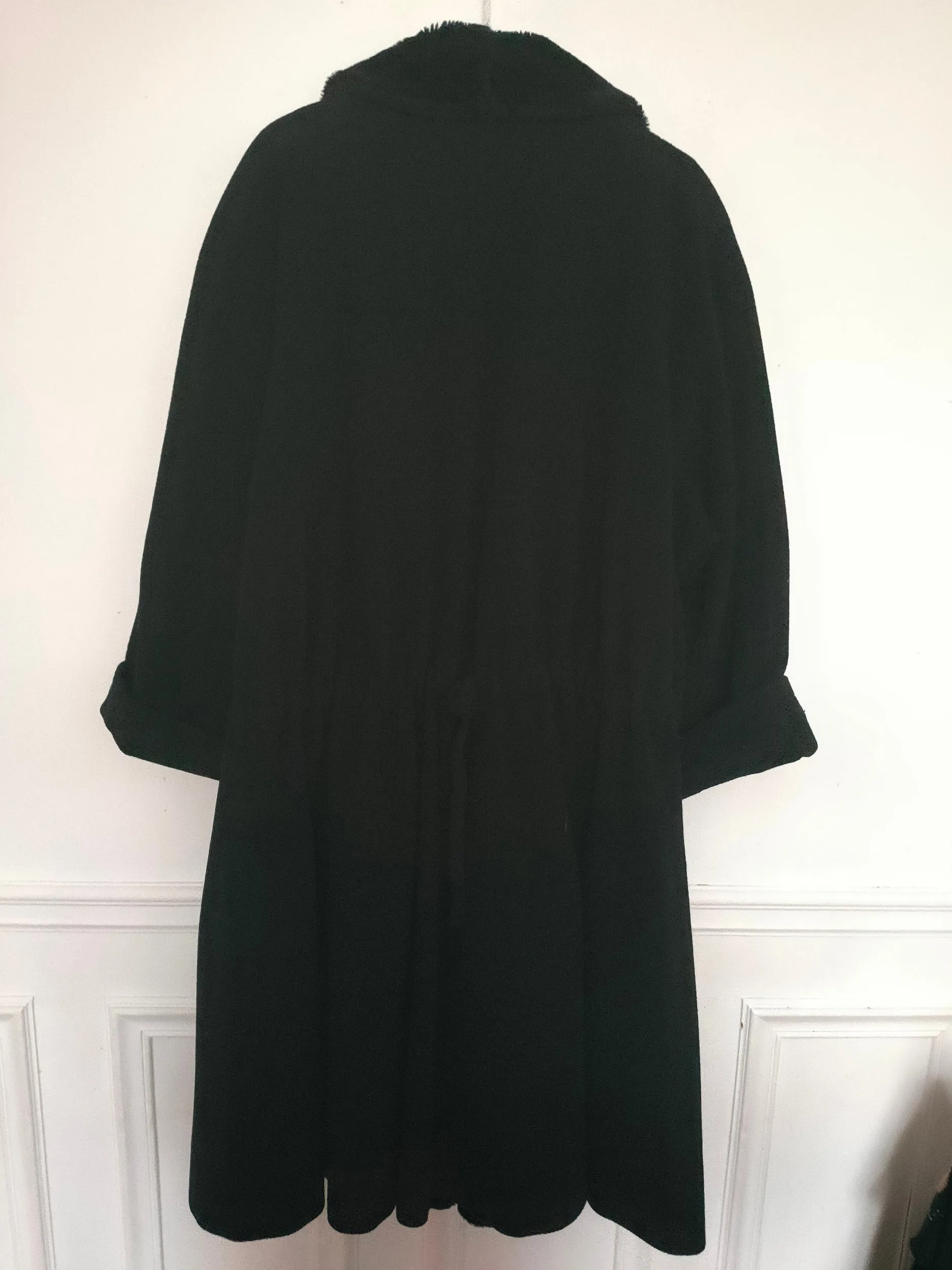 Manteau en laine et cachemire