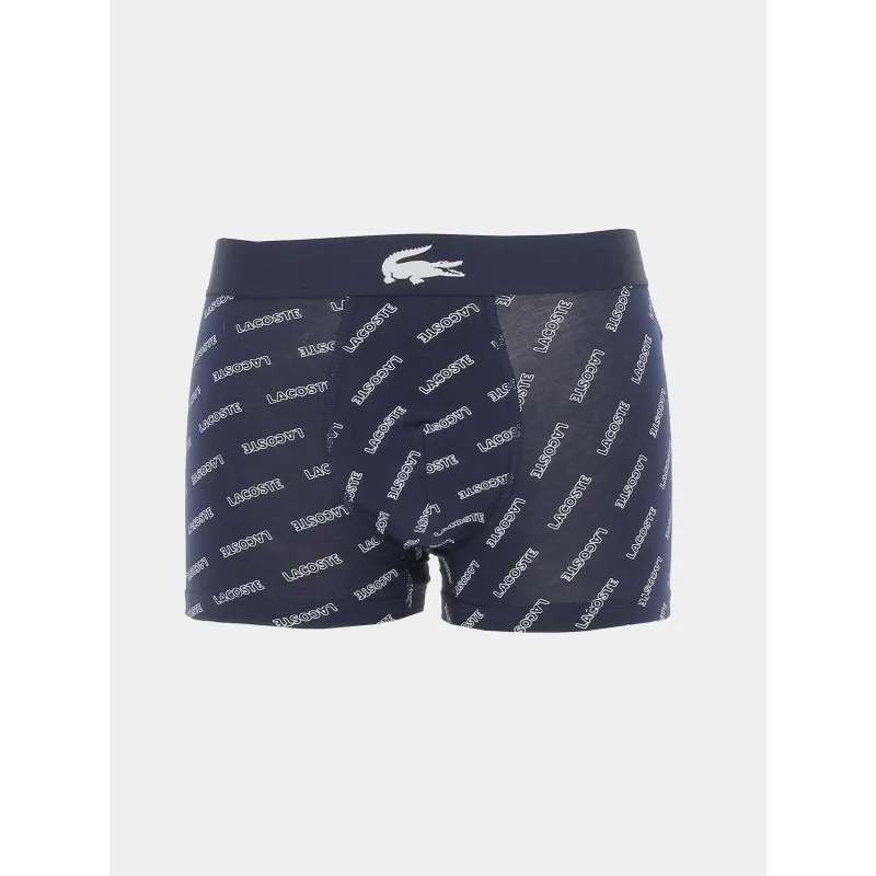Pack 3 boxers bleu marine homme - Lacoste | wimod