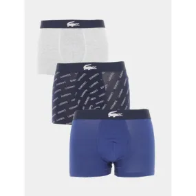 Pack 3 boxers bleu marine homme - Lacoste | wimod