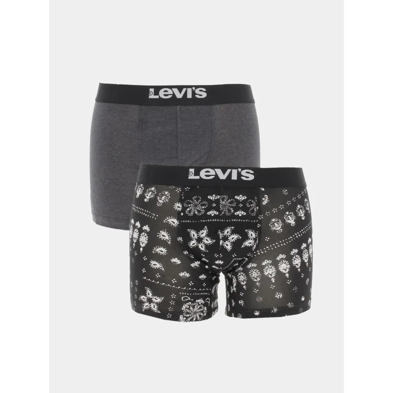 Pack 3 boxers motifs noir homme - Lacoste | wimod