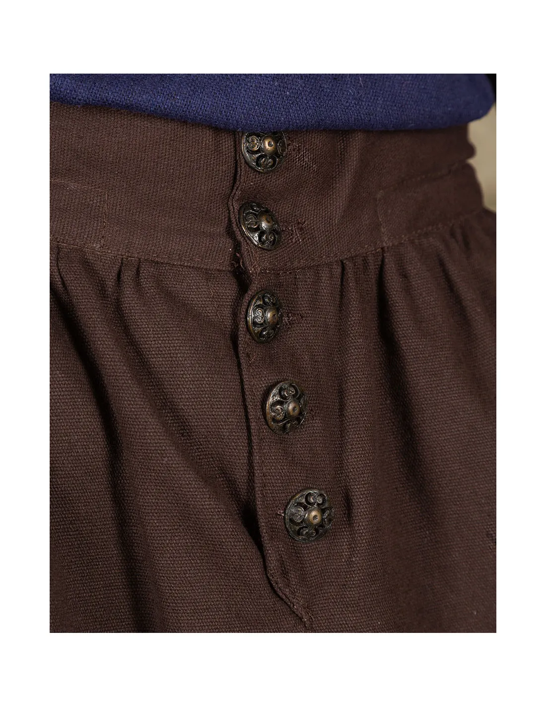 Pantalon large modèle Ataman - marron ⚔️ Boutique Épées