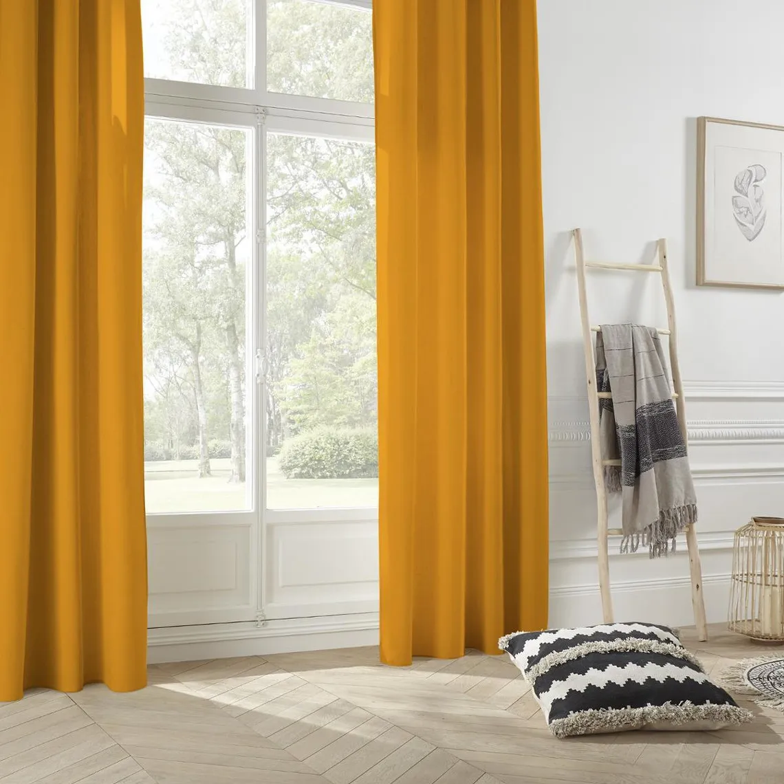 Rideau Panama Ocre 140 x 260 cm | 3 Suisses