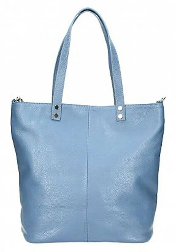 Sac cabas cuir femme ceruléo
