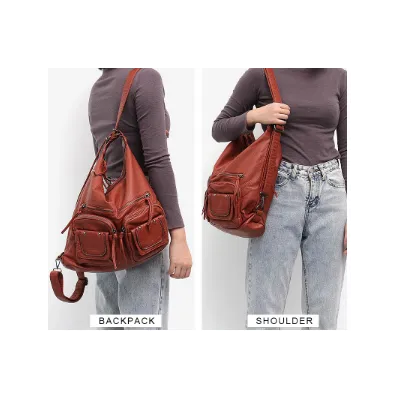 Sac convertible La Parisienne Crimson