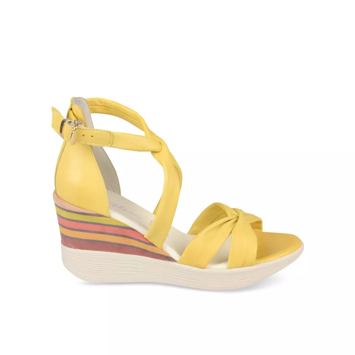 Sandales JAUNE LADY GLAM