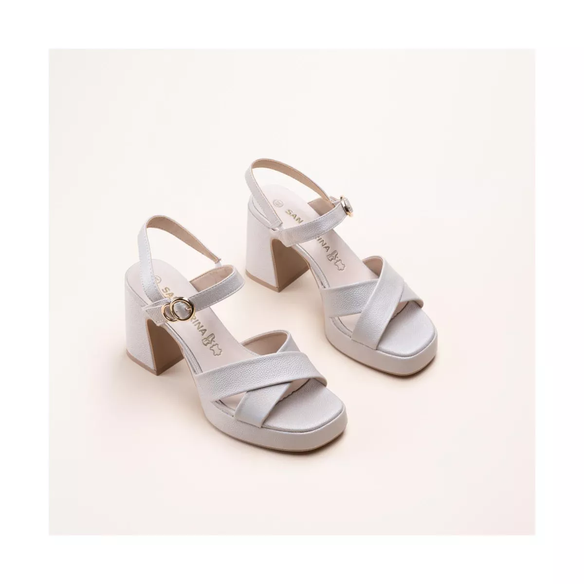 Sandales METALLISE SAN MARINA