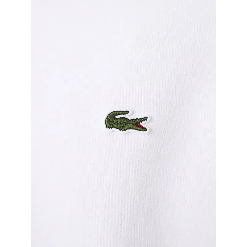 Sweat core solid blanc homme - Lacoste | wimod