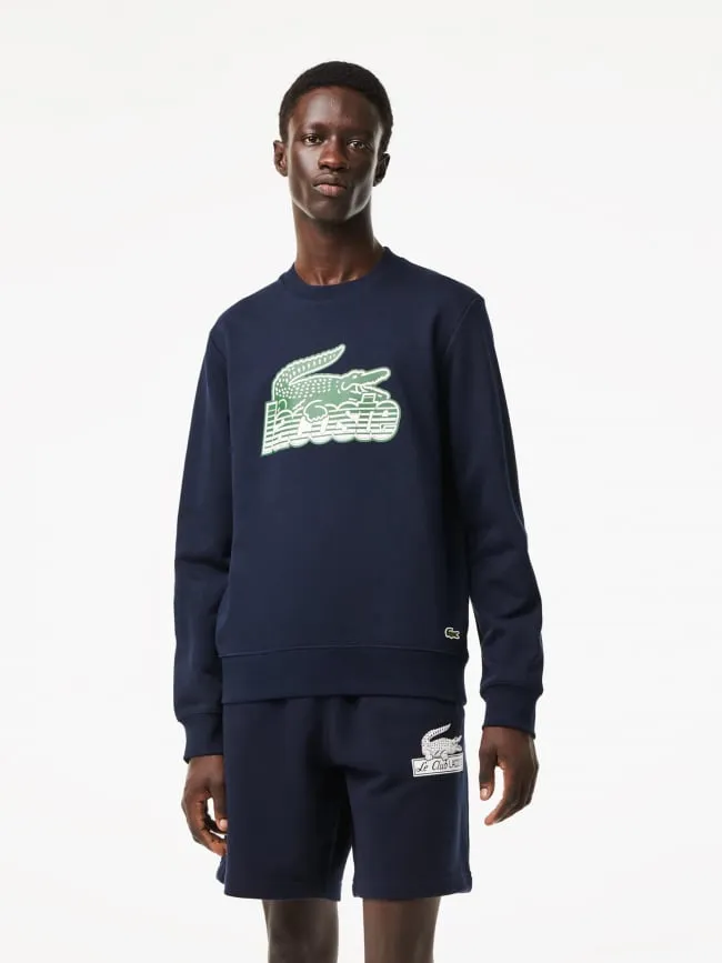 Sweat neo heritage bleu marine homme - Lacoste | wimod