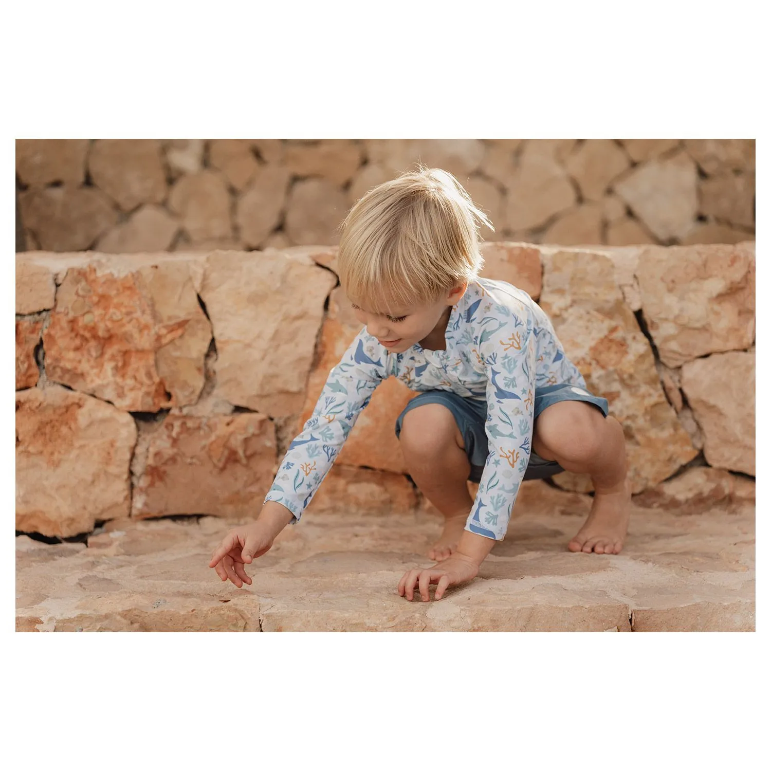 T-shirt de natation manches longues - taille 74-80