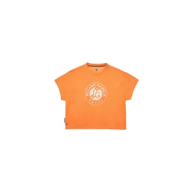 T-Shirt LACOSTE Femme ROLAND GARROS Orange PE 2022
