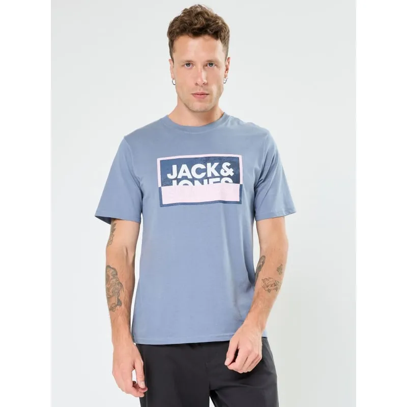 T-shirt logo vert bleu homme - Lacoste | wimod