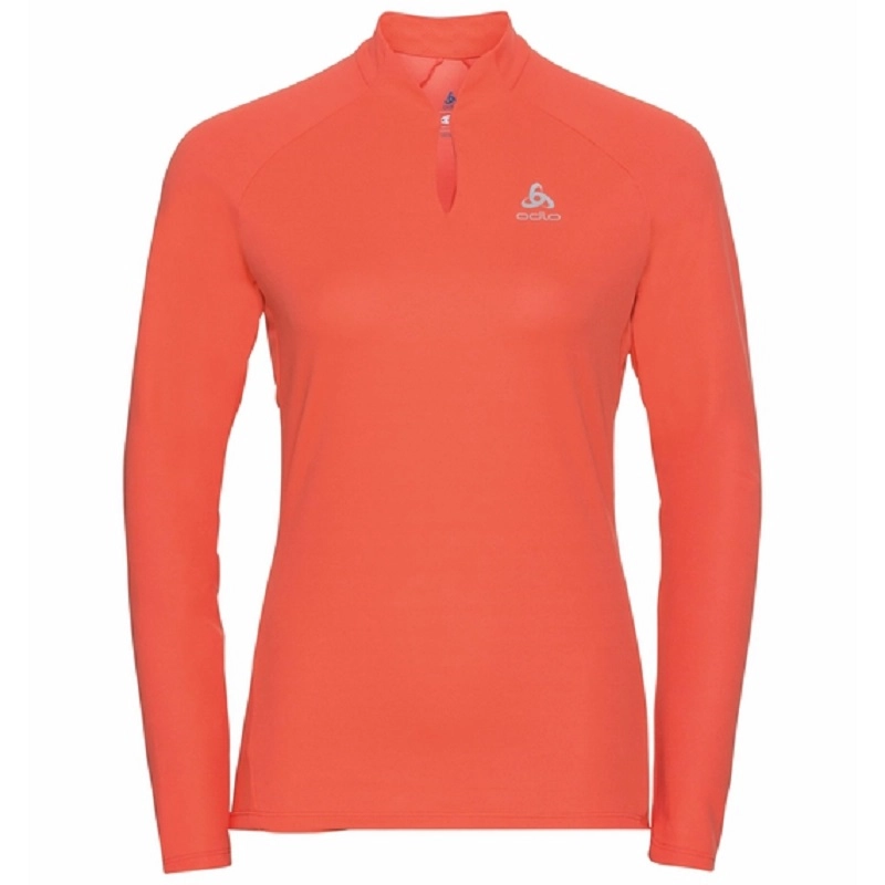 T-shirt Manches Longues Odlo Women F-Dry Hot Coral