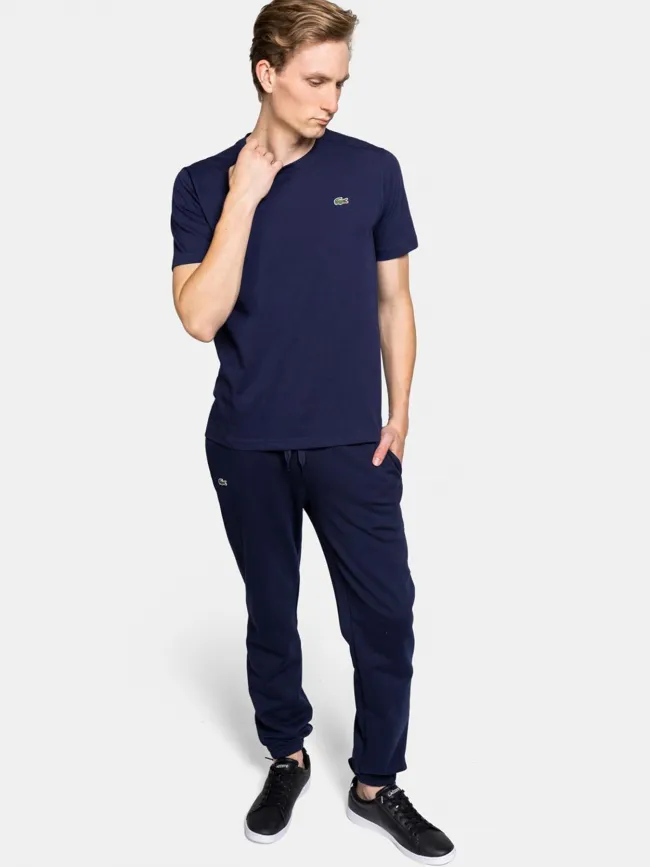 T-shirt uni core performance bleu marine homme - Lacoste | wimod