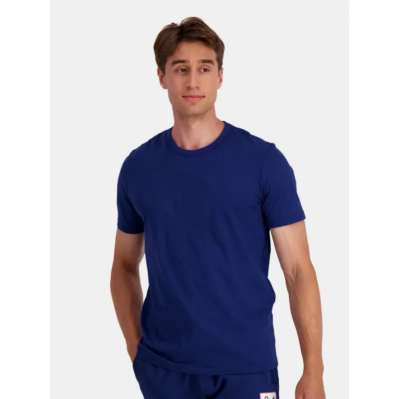 T-shirt uni core performance bleu marine homme - Lacoste | wimod